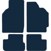 Image of the mat template for Honda HR-V (3 Door) (1999 - 2005) Car Mats