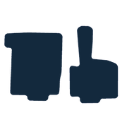 Image of the mat template for DAF XF 105 Euro 4 Manual & Automatic (1997 - 2012) Car Mats