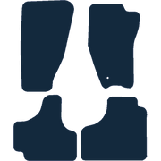 Image of the mat template for Jeep Cherokee (2008 - 2014) Car Mats