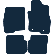 Image of the mat template for Fiat Punto Arbarth (2010 - 2013) Car Mats