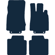 Image of the mat template for Mercedes-Benz S Class LWB (2000 - 2006) Car Mats