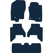 Image of the mat template for Nissan Pathfinder 7 Seater (2010 - Present) Car Mats