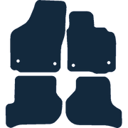 Image of the mat template for SEAT Altea With Clips (2011 - Present) Car Mats