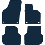 Image of the mat template for Volkswagen Jetta (2011 - Present) Car Mats