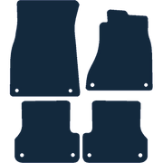 Image of the mat template for Audi A6 (2011 - 2018) Car Mats