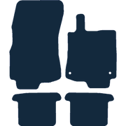 Image of the mat template for Renault Megane CC (2010 - 2016) Car Mats