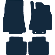 Image of the mat template for Mercedes-Benz B Class W245 (2005 - 2012) Car Mats