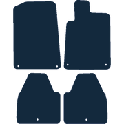 Image of the mat template for Peugeot 607 (1999 - 2010) Car Mats