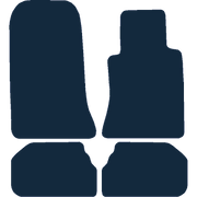 Image of the mat template for Mercedes-Benz E Class Convertible (1991 - 1997) Car Mats