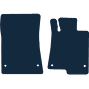 Image of the mat template for Mercedes-Benz SLK 2 Pieces (2011 - 2020) Car Mats