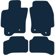 Image of the mat template for Jaguar X-Type Left-Hand Drive (2001 - 2009) Car Mats