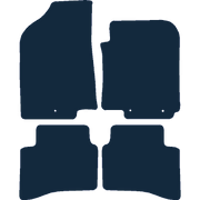 Image of the mat template for Kia Rio (2011 - 2017) Car Mats