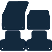 Image of the mat template for Land Rover Range Rover Evoque (2011 - 2013) Car Mats