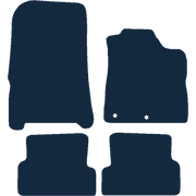 Image of the mat template for Renault Modus (2010 - 2012) Car Mats