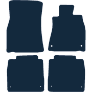 Image of the mat template for Lexus LS 600h Long Wheel Base (2007 - 2018) Car Mats