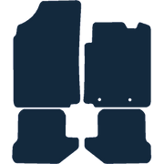 Image of the mat template for Citroen C3 Pluriel With Fixings (2003 - 2010) Car Mats