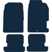 Image of the mat template for Honda Prelude (1996 - 2001) Car Mats