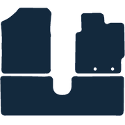 Image of the mat template for Toyota Yaris (2011 - 2019) Car Mats