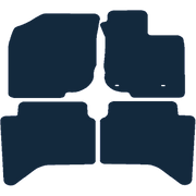 Image of the mat template for Toyota Hilux Double Cab (2011 - 2016) Car Mats