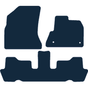 Image of the mat template for Citroen C4 Picasso 3 Piece set (2007 - 2013) Car Mats