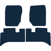 Image of the mat template for Land Rover Range Rover (1996 - 2002) Car Mats