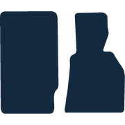 Image of the mat template for BMW Z3 E36 (Alternative Shape) (1996 - 2002) Car Mats