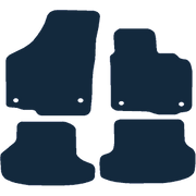 Image of the mat template for Volkswagen Golf Mk6 (Cabriolet) (2008 - 2013) Car Mats