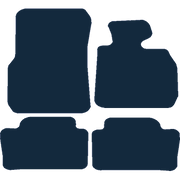 Image of the mat template for BMW 3 Series F30 & F31 (2011 - 2019) Car Mats