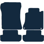 Image of the mat template for Mercedes-Benz CLK (With Driver Side Fixings) (2003 - 2009) Car Mats