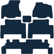 Image of the mat template for Chrysler Grand Voyager (2012 - 2015) Car Mats