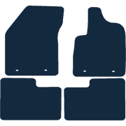 Image of the mat template for Alfa Romeo Giulietta Automatic (2010 - 2014) Car Mats