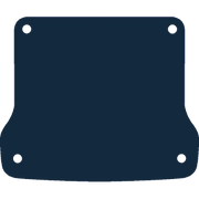 Image of the mat template for Citroen C5 Estate With Locating Holes (2001 - 2008) Boot Mat