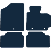 Image of the mat template for Hyundai Veloster (2012 - Present) Car Mats