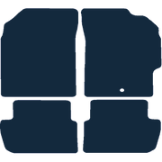 Image of the mat template for Chevrolet Spark (2010 - 2013) Car Mats