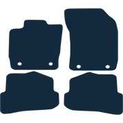 Image of the mat template for Audi A1 Left-Hand Drive (2010 - 2018) Car Mats