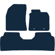 Image of the mat template for Toyota Avensis (2011 - 2018) Car Mats