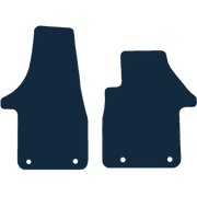 Image of the mat template for Volkswagen T5 Caravelle Fronts Only (2009 - 2015) Motorhome Mats