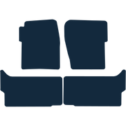 Image of the mat template for Land Rover Discovery 2 Alternative Shape (1998 - 2004) Car Mats