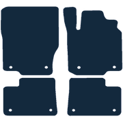 Image of the mat template for Mercedes-Benz M Class (2012 - 2015) Car Mats