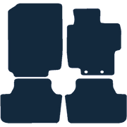 Image of the mat template for Honda Accord Manual (Round Clips) (2004 - 2008) Car Mats