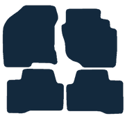 Image of the mat template for Nissan X-Trail T30 Alternative Shape (2001 - 2007) Car Mats