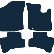 Image of the mat template for Citroen C1 2 Clip Version (2012 - 2014) Car Mats