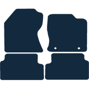 Image of the mat template for Ford Focus 2 Clips (1998 - 2005) Car Mats