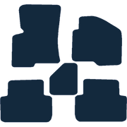 Image of the mat template for Maserati 4200GT (1998 - 2007) Car Mats