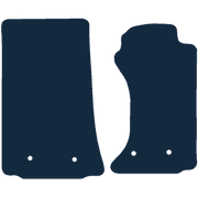 Image of the mat template for Mazda MX-5 Mk3 Driver & Passenger Fixings (2006 - 2014) Car Mats