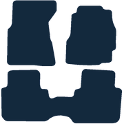 Image of the mat template for Honda CR-V (Alternative Shape) (1997 - 2001) Car Mats