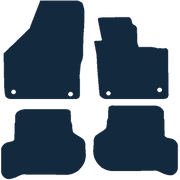 Image of the mat template for Volkswagen Golf Plus (2010 - 2014) Car Mats