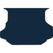 Image of the mat template for Kia Carens (2000 - 2006) Boot Mat