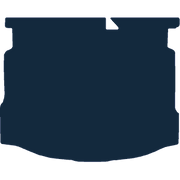 Image of the mat template for Nissan Qashqai J10 (2007 - 2014) Boot Mat