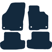 Image of the mat template for Volkswagen Beetle (2012 - 2019) Car Mats